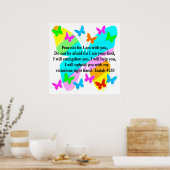 INSPIRING ISAIAH 41:10 BIBLIOTHEEK ZEER ONTWERP POSTER (Keuken)