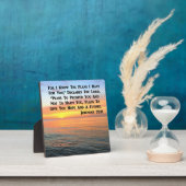 INSPIRING JEREMIAH 29:11 SUNRISE FOTOPLAAT (Insitu)