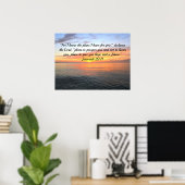 INSPIRING JEREMIAH 29:11 SUNRISE "PLANNEN VOOR HOO POSTER (Thuiskantoor)