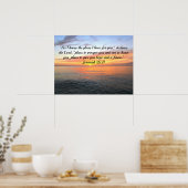 INSPIRING JEREMIAH 29:11 SUNRISE "PLANNEN VOOR HOO POSTER (Keuken)