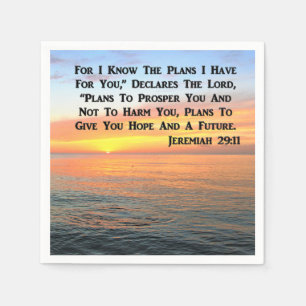INSPIRING JEREMIAH 29:11 SUNRISE SERVET