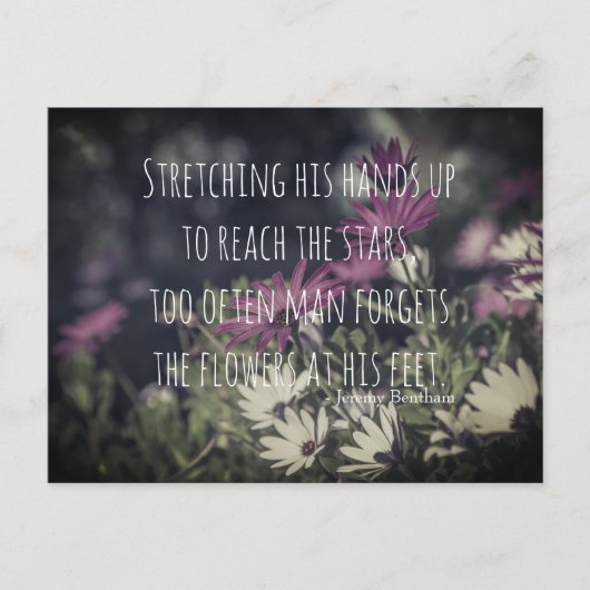 Inspiring Jeremy Bentham Quote Briefkaart (Voorkant)