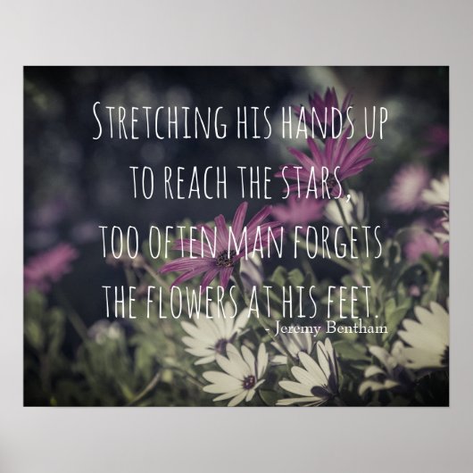 Inspiring Jeremy Bentham Quote Poster (Voorkant)