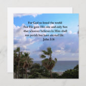 INSPIRING JOHN 3:16 FOTO (Voorkant / Achterkant)