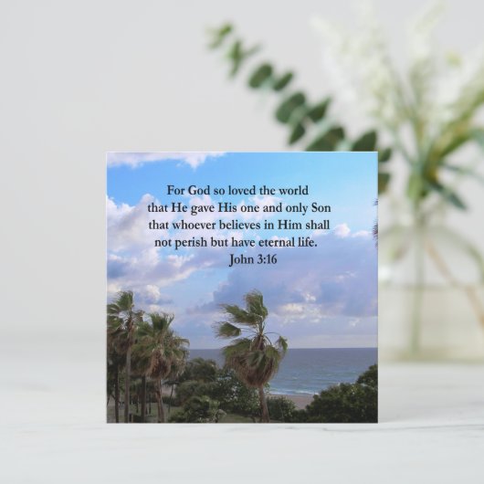 INSPIRING JOHN 3:16 FOTO (Staand voorkant)