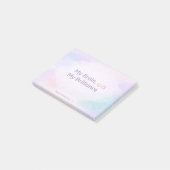 Inspiring Neurodivergent Affirmation Soft Pastel Post-it® Notes (Schuin)