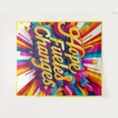 "Inspiring Resilience" Wandkleed (Voorkant (horizontaal))