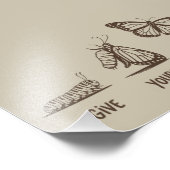 Inspiring Saying Gift Motivational Mental Health  Foto Afdruk (Hoek)