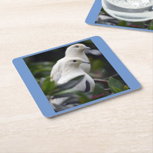 Inspiring Square Paper Coaster Kartonnen Onderzetters (Schuin)