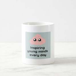 Inspiring Young Minds Every Day Cute Cloud Mug Koffiemok