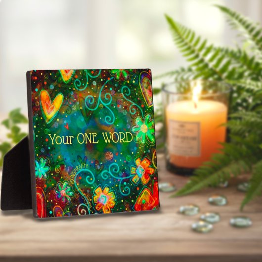 Inspirivity Gepersonaliseerde trendy,  bloemen Fotoplaat