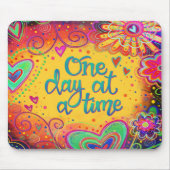 Inspirivity One Day at a Time Quote Muismat (Voorkant)