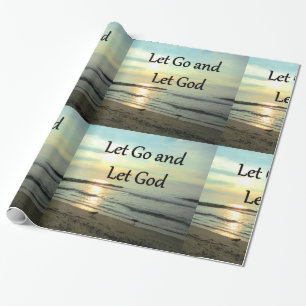 INSPIRLAAT LATEN GAAN EN GOD FOTO LATEN TOEKOMEN CADEAUPAPIER