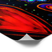 Inspiron "personaliseer het" ÉÉN WORD-Poster Poster (Hoek)