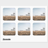 InspiroSticker Vierkante Sticker (Vel)