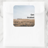 InspiroSticker Vierkante Sticker (Tas)