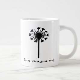 Inspo citaat gaat hier grote koffiekop