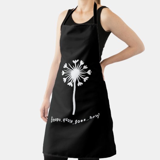 Inspo citaat gaat hier schort (Insitu)