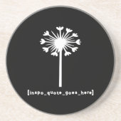 Inspo citaat gaat hier zandsteen onderzetter (Voorkant)