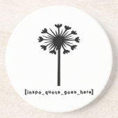 Inspo citaat gaat hier zandsteen onderzetter (Voorkant)