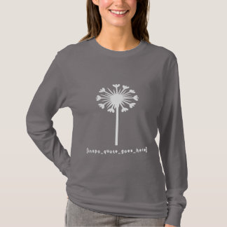 Inspo Quote gaat hier lange mouw T-shirt