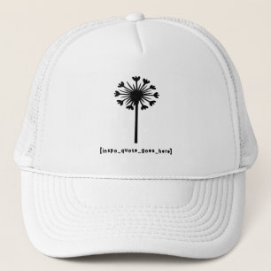 Inspo Quote gaat hier lange mouw Trucker Pet