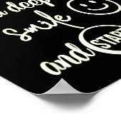 Insrational Everyday Is A New Beginning Sarcasm Te Poster (Hoek)