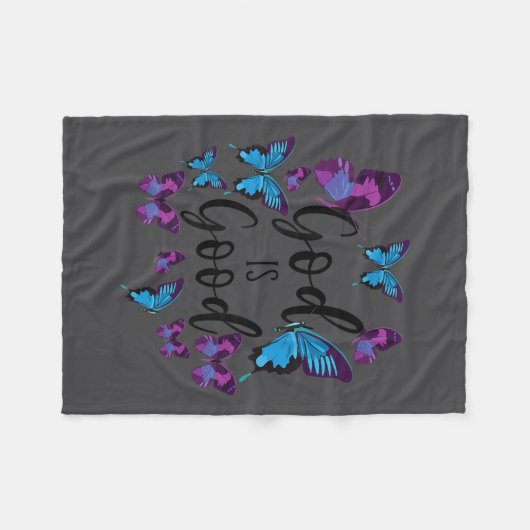 Insrational Scripture Verse God Faith Hd0 Christia Fleece Deken (Voorkant (Horizontaal))