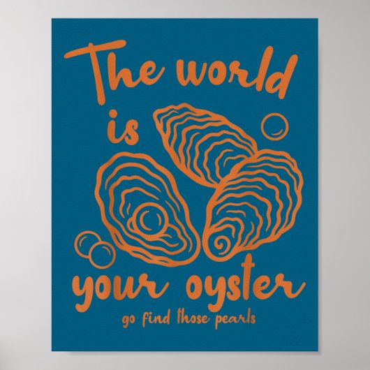 Insred Motivation Ocean The World Is That Your Oys Poster (Voorkant)
