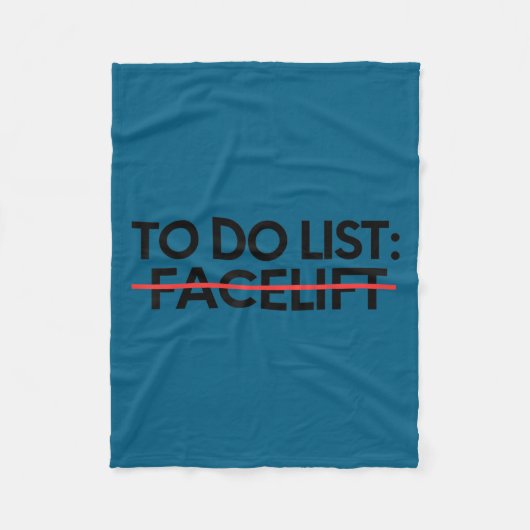Insring To Do List Facelift Awareness Suprt Dad Mo Fleece Deken (Voorkant)