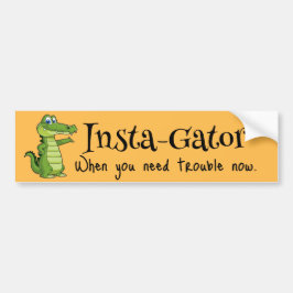 Insta-Gator Bumpersticker
