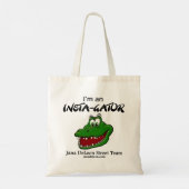 Insta-Gator-Canvas tas (Achterkant)