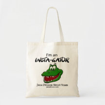 Insta-Gator-Canvas tas