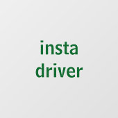 Insta Levering Driver Car Window Decal (Vel)