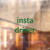 Insta Levering Driver Car Window Decal (Vel 2)