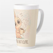 Instabiel maar Schattig Latte Mok (Rechterhoek)