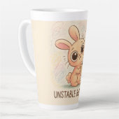 Instabiel maar Schattig Latte Mok (Linkerhoek)