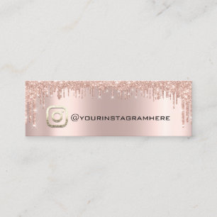 Instagra Social Media Logo Event RSVP Blush Spark Mini Visitekaartje