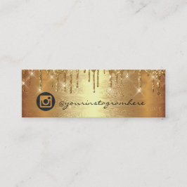 Instagra Social Media Logo Weddinnung RSVP Gold Dr Mini Visitekaartje
