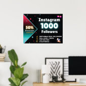 Instagram 1000 volgers | Instagram volgers kopen Poster (Thuiskantoor)