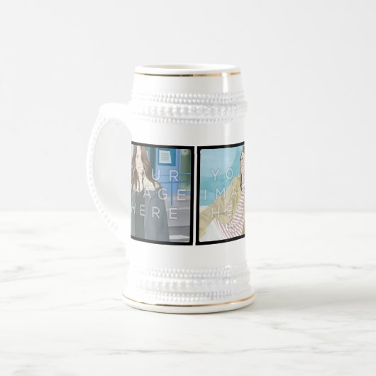 Instagram 3-Photo Stein Mok (Voorkant links)