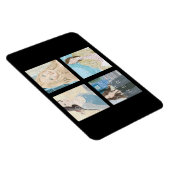 Instagram 4 foto gepersonaliseerd Flexi Magnet ont Magneet (Rechterzijde)
