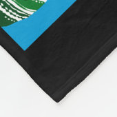 Instagram 4-Photo Black Custom Fleece Blanket (Hoek)