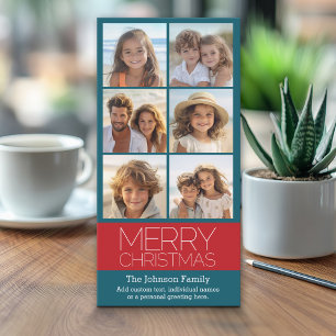 Instagram 6 foto collage Prettig Kerstfeest Feestdagenkaart