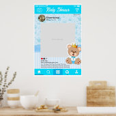 Instagram Aangepaste Selfie Frame Poster voor Baby (Keuken)