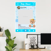 Instagram Aangepaste Selfie Frame Poster voor Baby (Thuiskantoor)