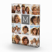 Instagram afbeelding Collage Aangepaste Monogram K Fotoblokken (Rechts)