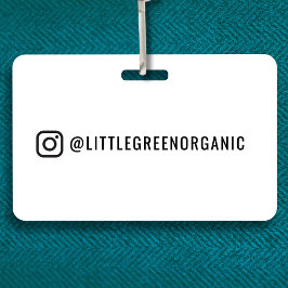 Instagram-badge | Je Instagram naam ID Badge