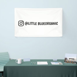 Instagram-banner | Uw Instagramnaam Spandoek