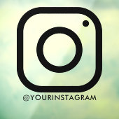 instagram bedrijf sociale media venster autodecel raamsticker (Vel 3)